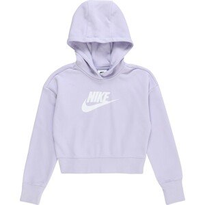 Nike Sportswear Mikina světle fialová / bílá