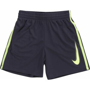 NIKE Sportovní kalhoty světle zelená / černá