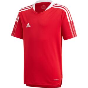 ADIDAS PERFORMANCE Funkční tričko 'Tiro 21' červená / bílá