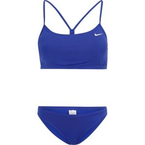 Nike Swim Sportovní bikiny modrá / bílá