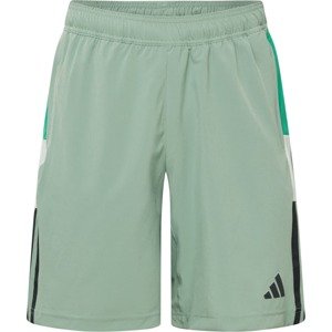 ADIDAS PERFORMANCE Sportovní kalhoty šedá / světle zelená / tmavě zelená / bílá
