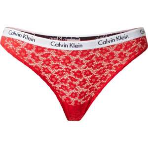 Calvin Klein Underwear Kalhotky červená / bílá