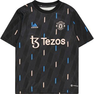 ADIDAS PERFORMANCE Funkční tričko 'Manchester United' modrá / černá / bílá