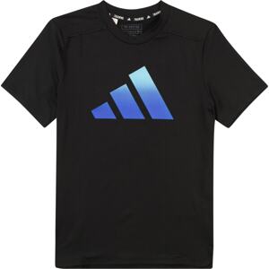 ADIDAS SPORTSWEAR Funkční tričko světlemodrá / tmavě modrá / černá