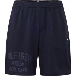 TOMMY HILFIGER Sportovní kalhoty námořnická modř / červená / bílá