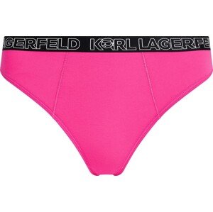 Karl Lagerfeld Kalhotky 'Ikonik 2.0' pink / černá / bílá