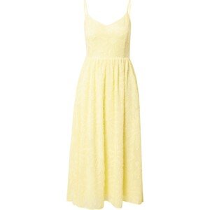 VILA Letní šaty 'OLINE' pastelově žlutá