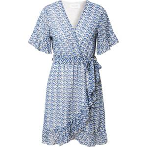 SISTERS POINT Letní šaty 'New Greto' královská modrá / antracitová / bílá