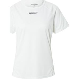 Superdry Funkční tričko bílá