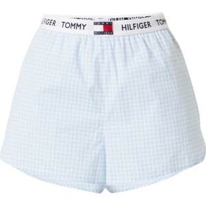 Tommy Hilfiger Underwear Pyžamové kalhoty noční modrá / světlemodrá / červená / bílá