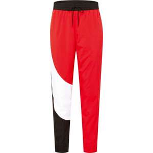 PUMA Sportovní kalhoty 'Clyde' červená / černá / bílá