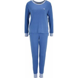 Lauren Ralph Lauren Pyžamo modrá / bílá
