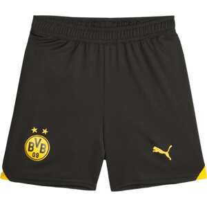 PUMA Sportovní kalhoty žlutá / černá