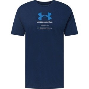 UNDER ARMOUR Funkční tričko marine modrá / královská modrá / bílá