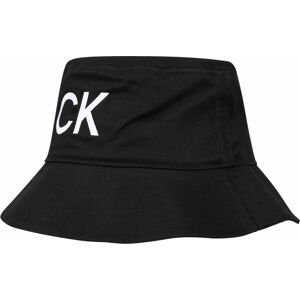 Calvin Klein Klobouk černá / bílá
