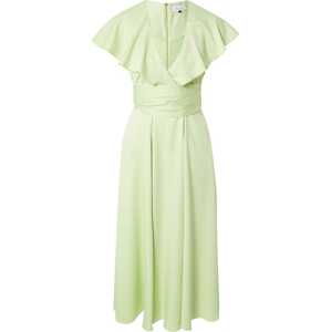 Closet London Koktejlové šaty pastelově zelená