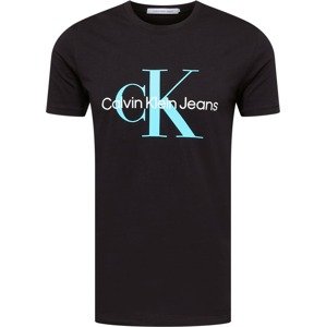 Calvin Klein Jeans Tričko světlemodrá / černá / bílá