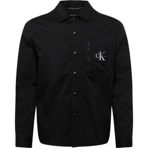 Calvin Klein Jeans Košile černá / bílá