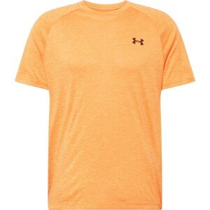 UNDER ARMOUR Funkční tričko 'Tech 2.0' oranžový melír / bordó