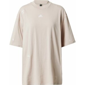 ADIDAS SPORTSWEAR Funkční tričko béžová / bílá