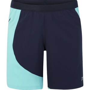 Reebok Sport Sportovní kalhoty námořnická modř / tyrkysová / bílá