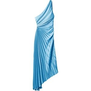 MANGO Společenské šaty pastelová modrá
