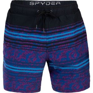 Spyder Sportovní plavky modrá / fialová / černá