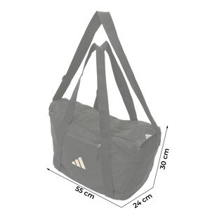 ADIDAS PERFORMANCE Sportovní taška béžová / černá