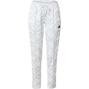 ADIDAS SPORTSWEAR Sportovní kalhoty 'Tiro' světle šedá / černá / bílá