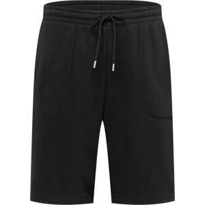 Calvin Klein Sport Sportovní kalhoty černá / bílá