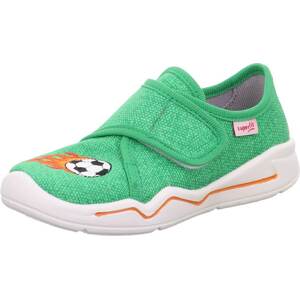 SUPERFIT Pantofle 'BENNY' zelená / oranžová / černá / bílá