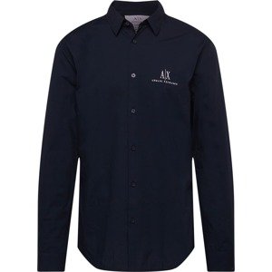 ARMANI EXCHANGE Košile námořnická modř / bílá