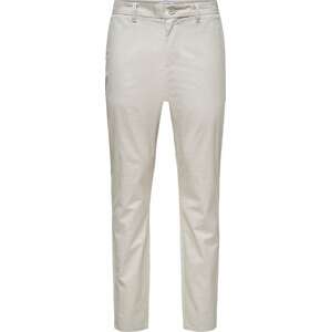 Only & Sons Chino kalhoty 'Mark' světle šedá / bílá