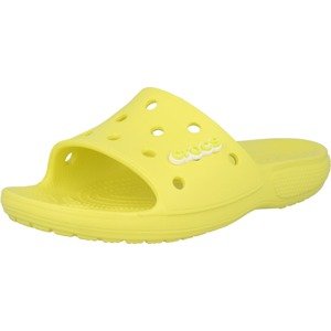 Crocs Pantofle žlutá / bílá