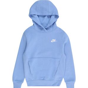 Nike Sportswear Mikina kouřově modrá / bílá