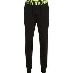 Calvin Klein Underwear Pyžamové kalhoty limone / černá