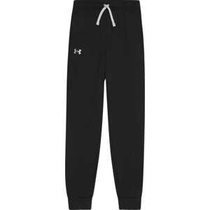 UNDER ARMOUR Sportovní kalhoty 'BRAWLER 2.0' černá / bílá