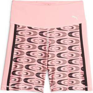 PUMA Sportovní kalhoty 'CONCEPT' pastelově růžová / černá / bílá