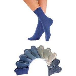 H.I.S Ponožky modrá / světlemodrá