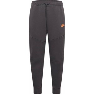 Nike Sportswear Sportovní kalhoty antracitová / oranžová