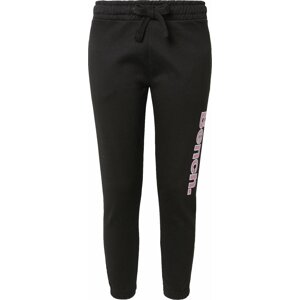 BENCH Kalhoty 'MANDI' růžová / černá / bílá