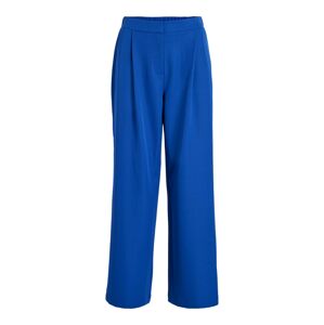 VILA Kalhoty se sklady v pase 'Kuga' královská modrá