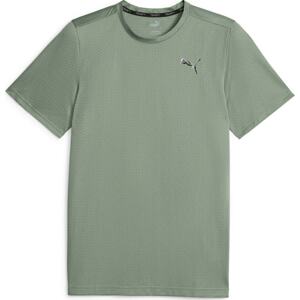 PUMA Funkční tričko pastelově zelená / černá