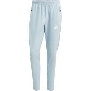 ADIDAS PERFORMANCE Sportovní kalhoty pastelová modrá / bílá