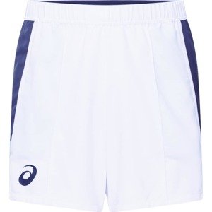 ASICS Sportovní kalhoty 'MATCH 7IN' námořnická modř / světlemodrá / bílá