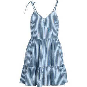 VILA Letní šaty 'Julle' námořnická modř / bílá