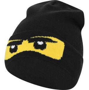 LEGO® kidswear Čepice 'Ninjago Beanie LWANTONY' žlutá / černá