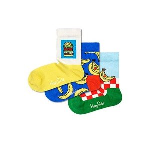 Happy Socks Ponožky 'Picnic' modrá / světle žlutá / zelená / světle červená