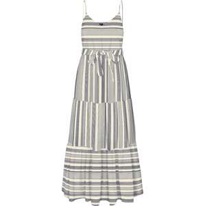 Vero Moda Petite Letní šaty 'Dichthe' námořnická modř / světle šedá