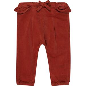 NAME IT Kalhoty 'RIE' rezavě červená